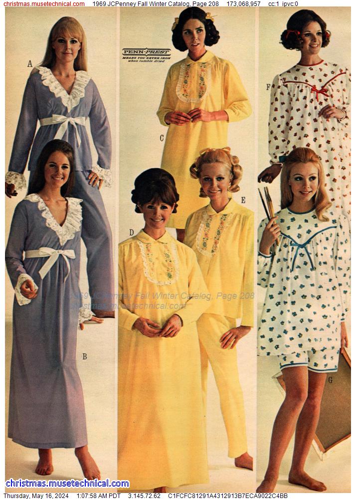 1969 JCPenney Fall Winter Catalog, Page 208