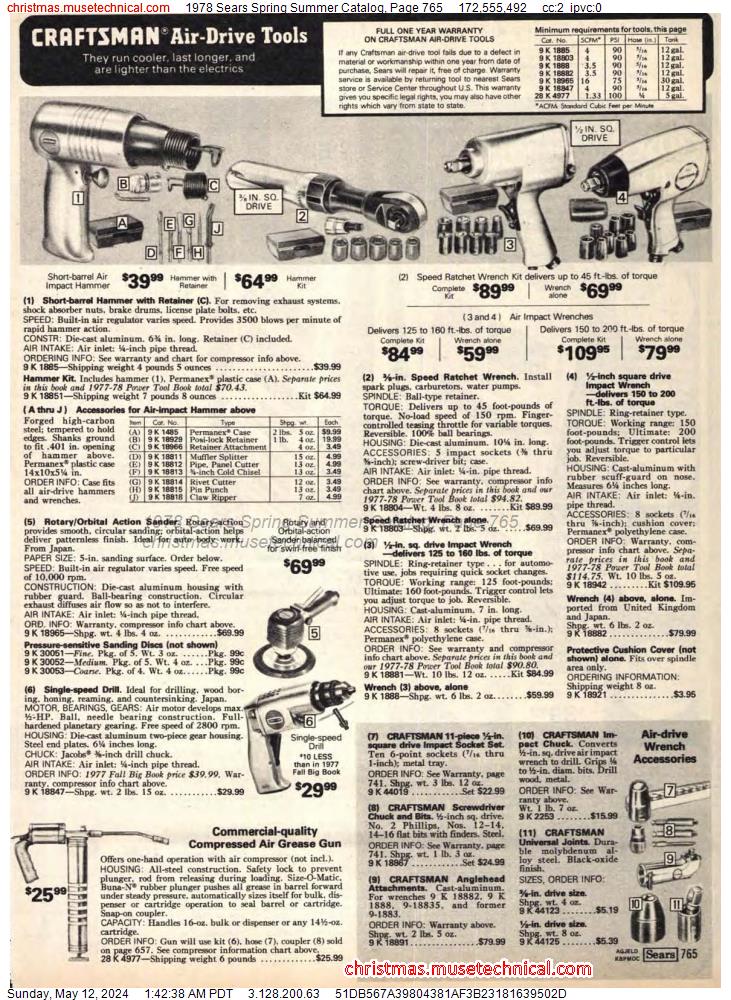 1978 Sears Spring Summer Catalog, Page 765