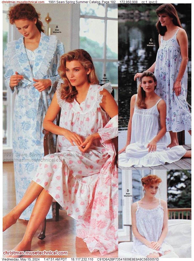 1991 Sears Spring Summer Catalog, Page 182