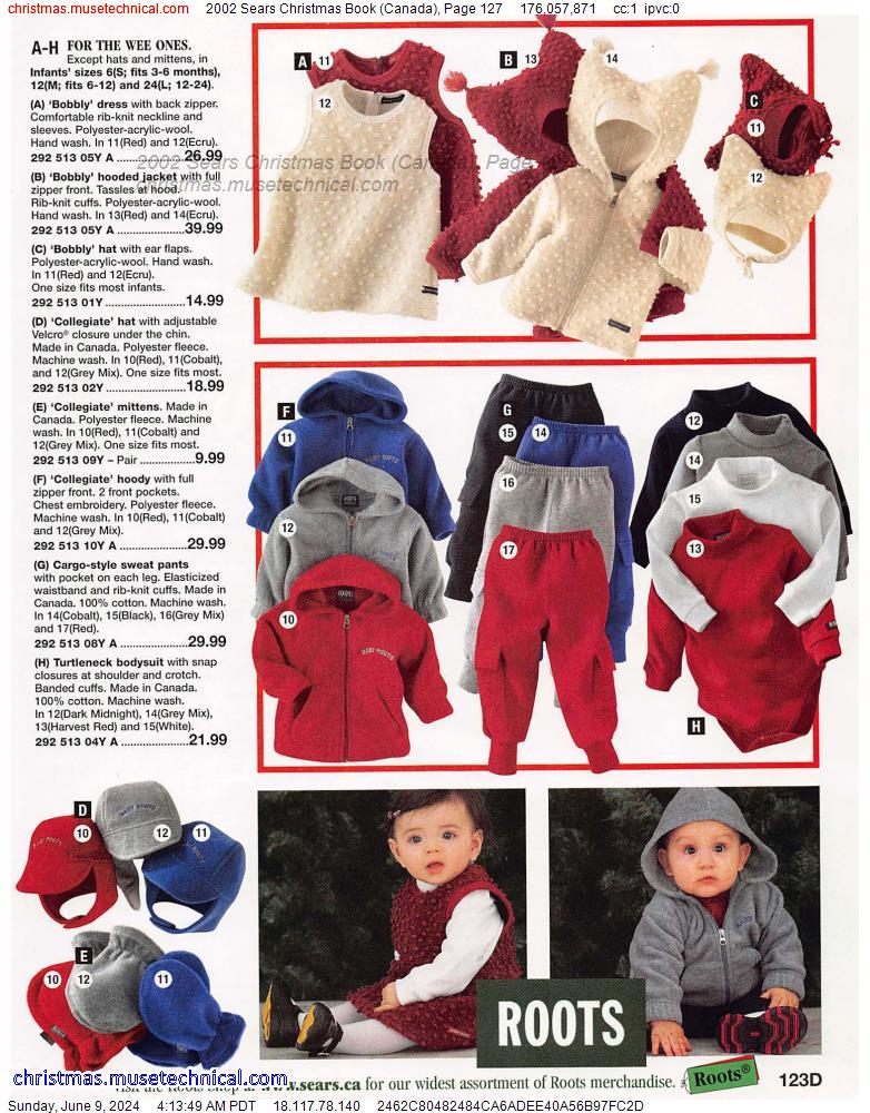 2002 Sears Christmas Book (Canada), Page 127