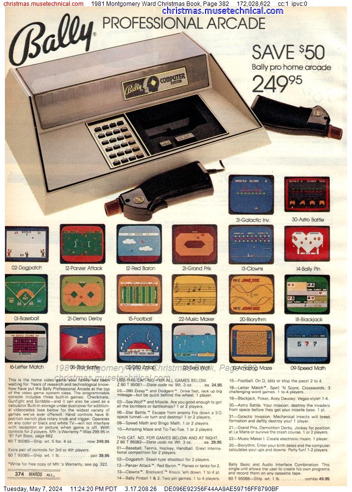 1981 Montgomery Ward Christmas Book, Page 382