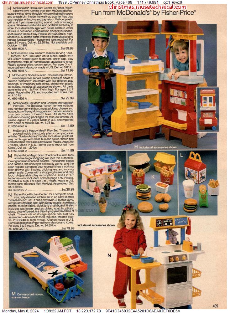 1989 JCPenney Christmas Book, Page 409