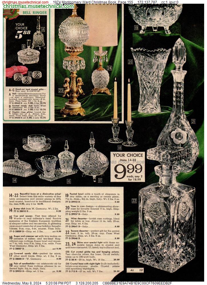 1974 Montgomery Ward Christmas Book, Page 155