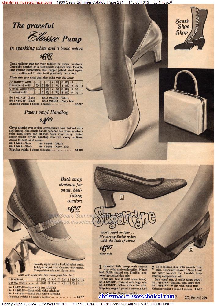 1969 Sears Summer Catalog, Page 291