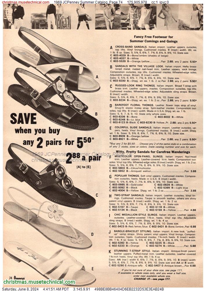1969 JCPenney Summer Catalog, Page 74