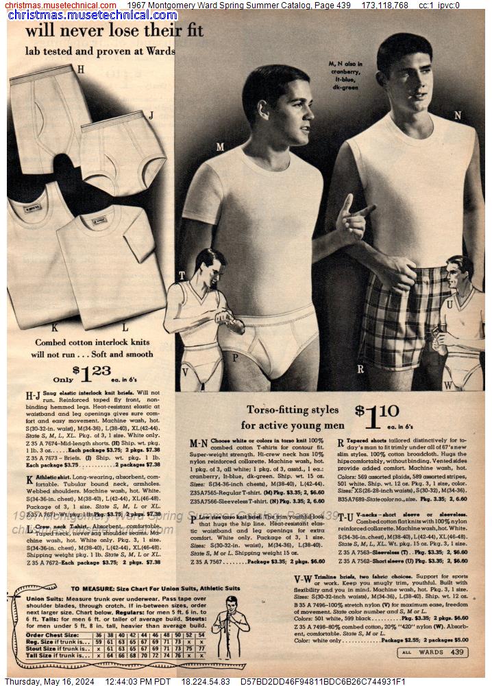1967 Montgomery Ward Spring Summer Catalog, Page 439