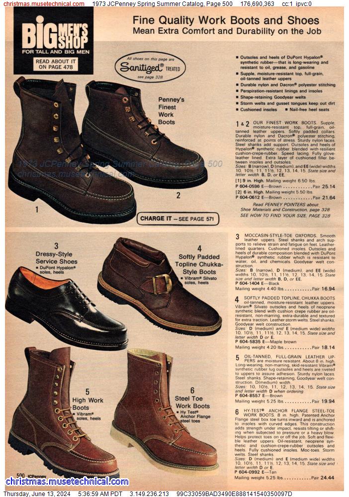 1973 JCPenney Spring Summer Catalog, Page 500