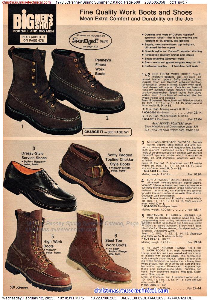 1973 JCPenney Spring Summer Catalog, Page 500