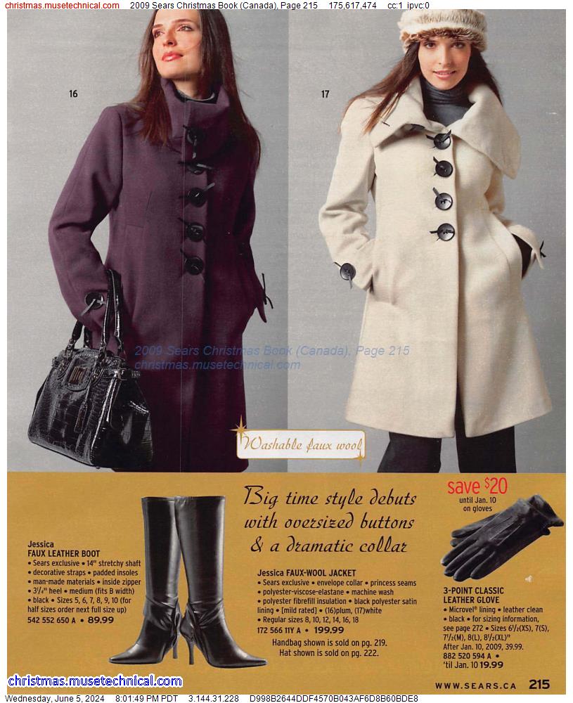 2009 Sears Christmas Book (Canada), Page 215