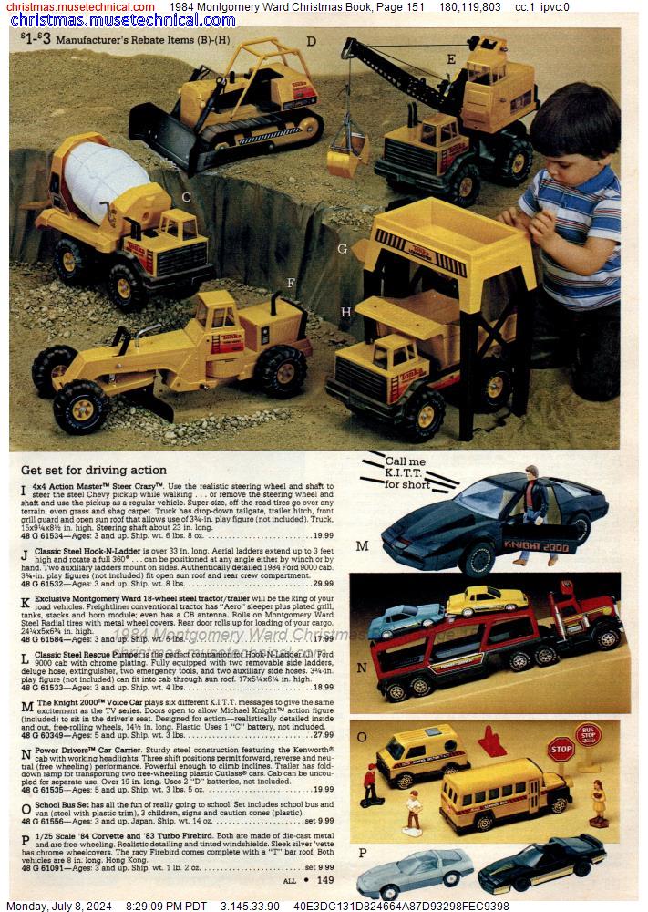 1984 Montgomery Ward Christmas Book, Page 151