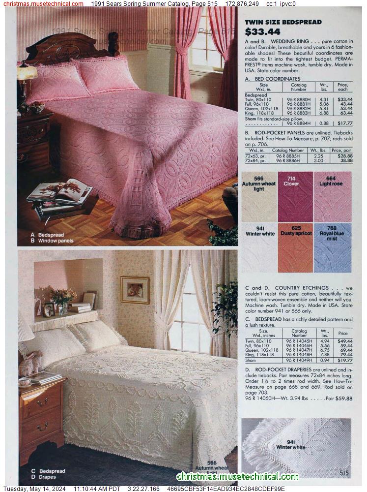 1991 Sears Spring Summer Catalog, Page 515