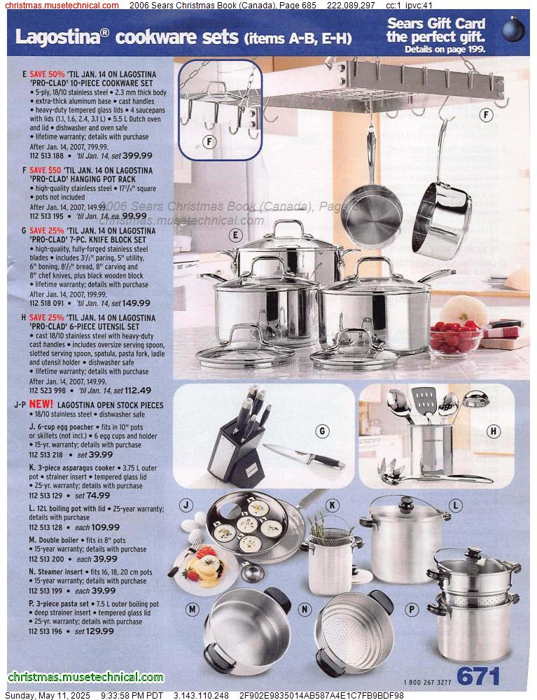 2006 Sears Christmas Book (Canada), Page 685
