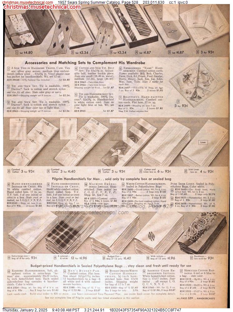 1957 Sears Spring Summer Catalog, Page 528