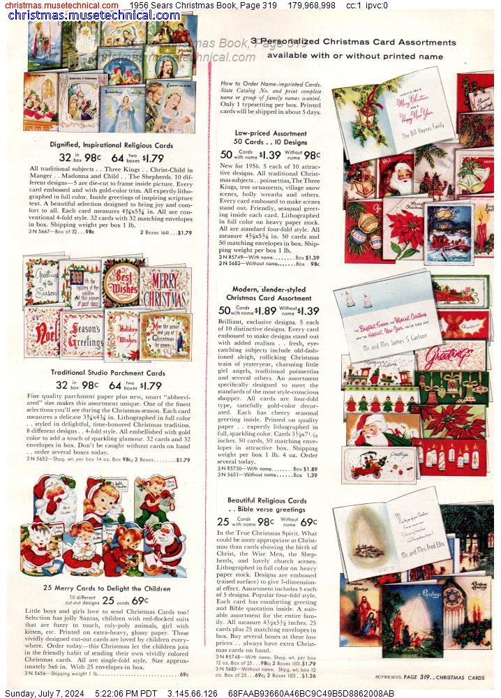 1956 Sears Christmas Book, Page 319