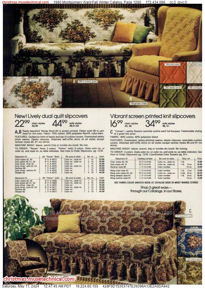 1980 Montgomery Ward Fall Winter Catalog, Page 1280