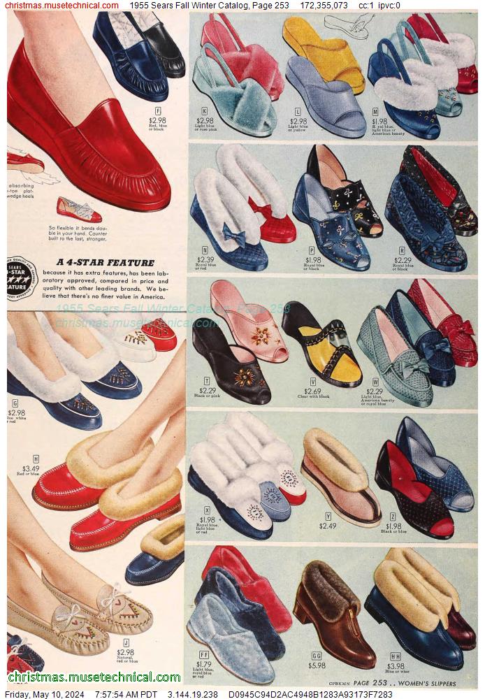 1955 Sears Fall Winter Catalog, Page 253