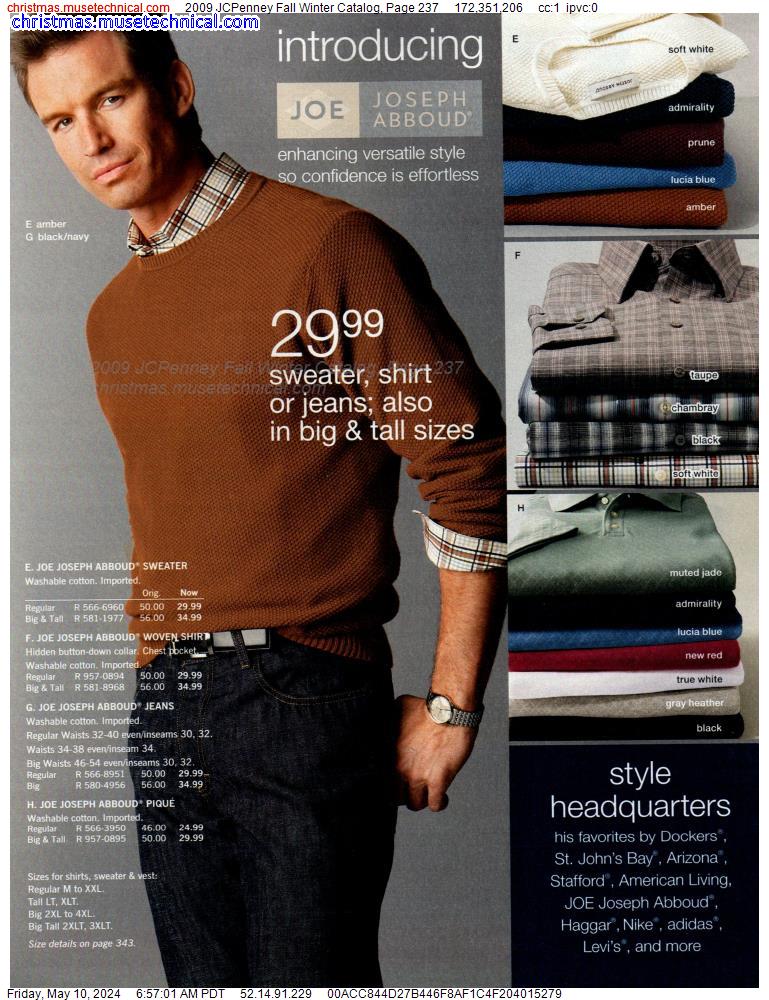 2009 JCPenney Fall Winter Catalog, Page 237