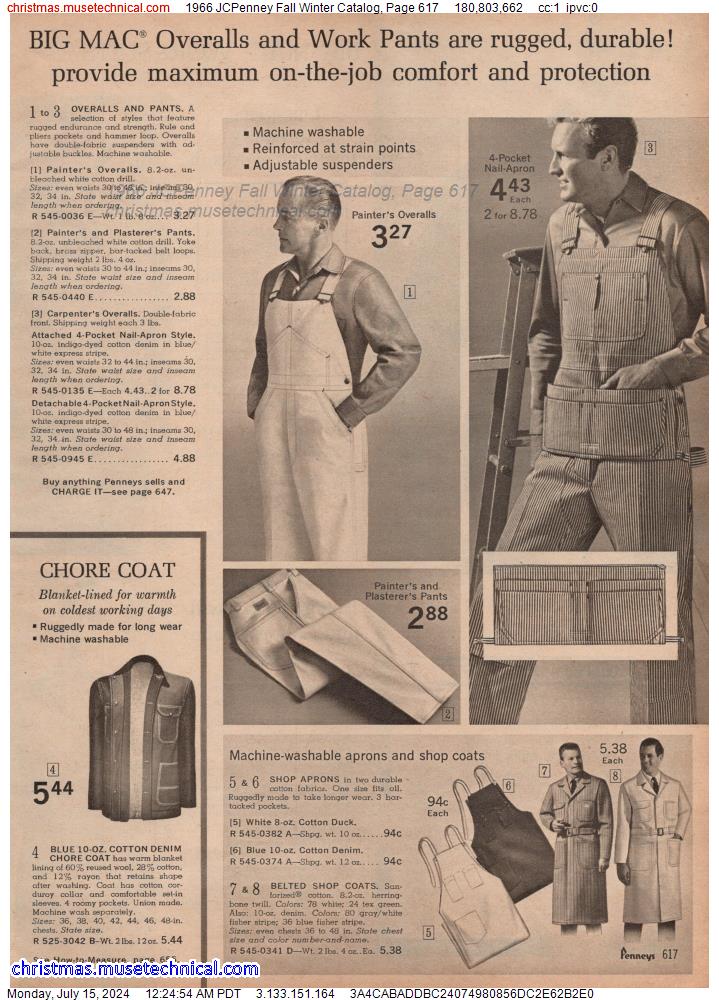 1966 JCPenney Fall Winter Catalog, Page 617