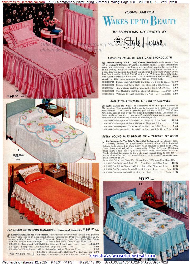 1963 Montgomery Ward Spring Summer Catalog, Page 788