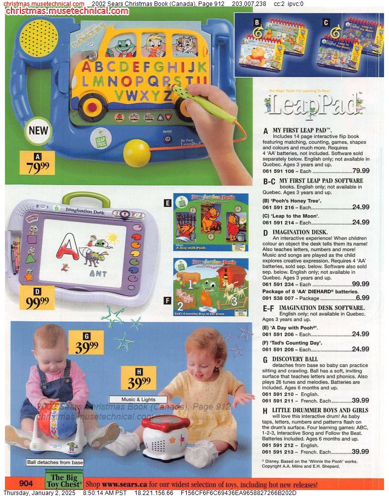 2002 Sears Christmas Book (Canada), Page 912