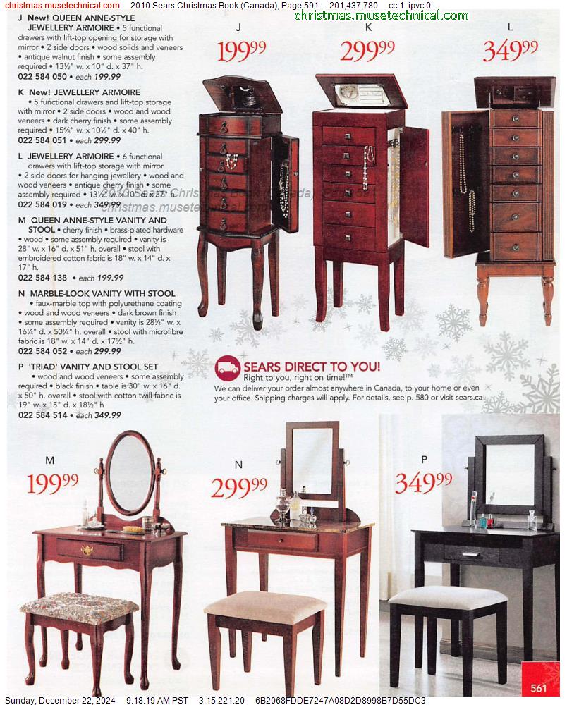 2010 Sears Christmas Book (Canada), Page 591