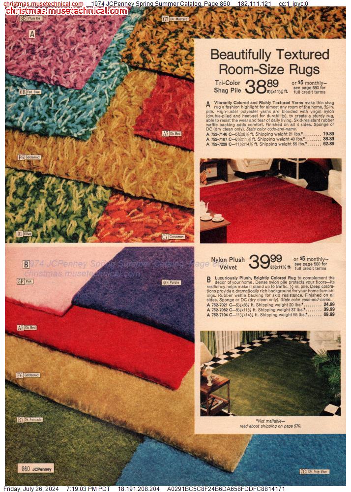 1974 JCPenney Spring Summer Catalog, Page 860