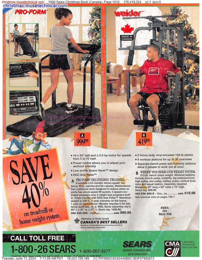 1999 Sears Christmas Book (Canada), Page 1010