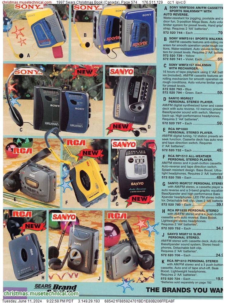 1997 Sears Christmas Book (Canada), Page 574