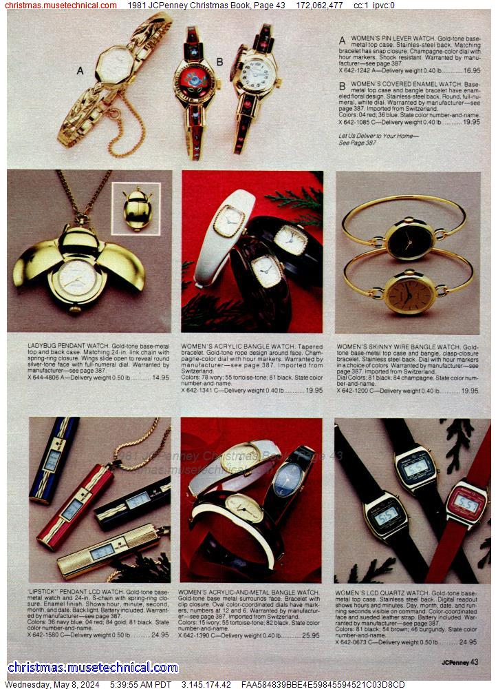 1981 JCPenney Christmas Book, Page 43
