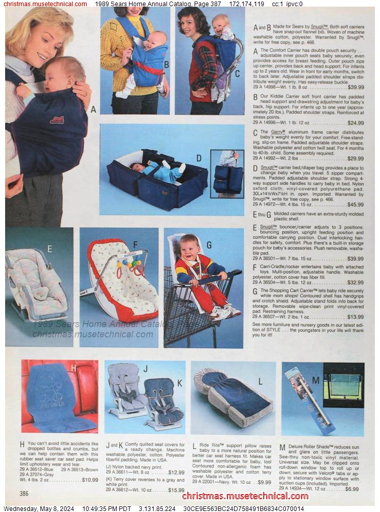 1989 Sears Home Annual Catalog, Page 387