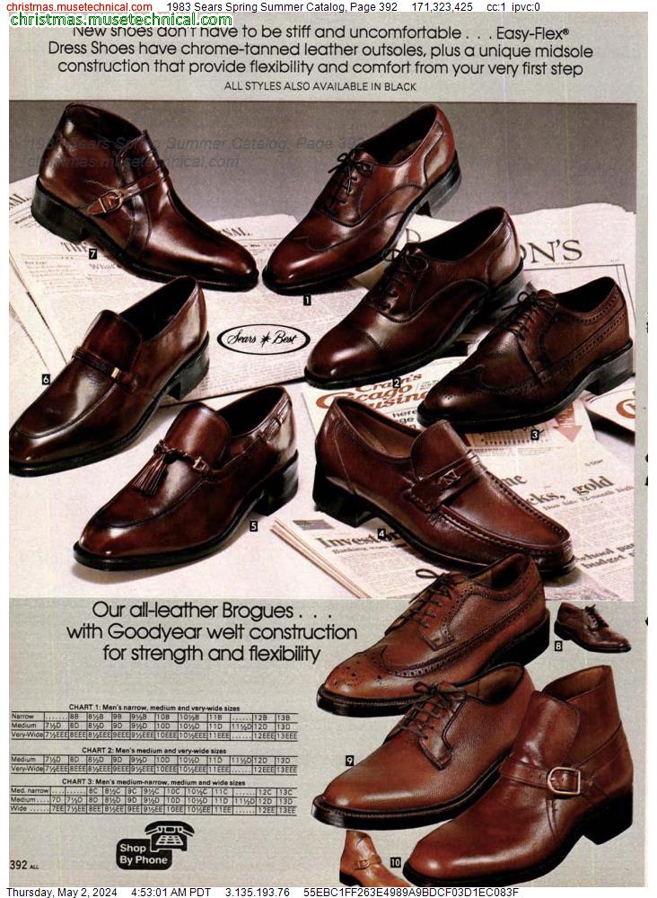 1983 Sears Spring Summer Catalog, Page 392