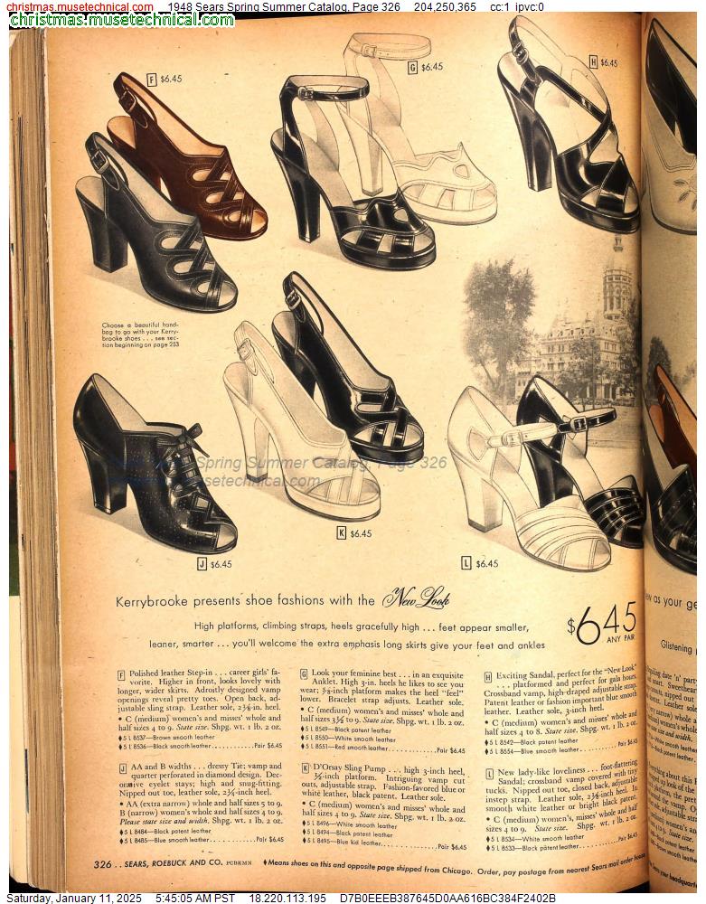 1948 Sears Spring Summer Catalog, Page 326