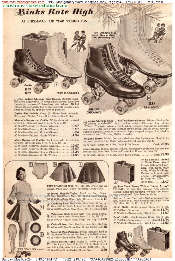 1959 Montgomery Ward Christmas Book, Page 254