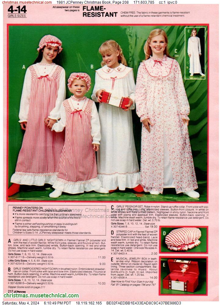 1981 JCPenney Christmas Book, Page 208