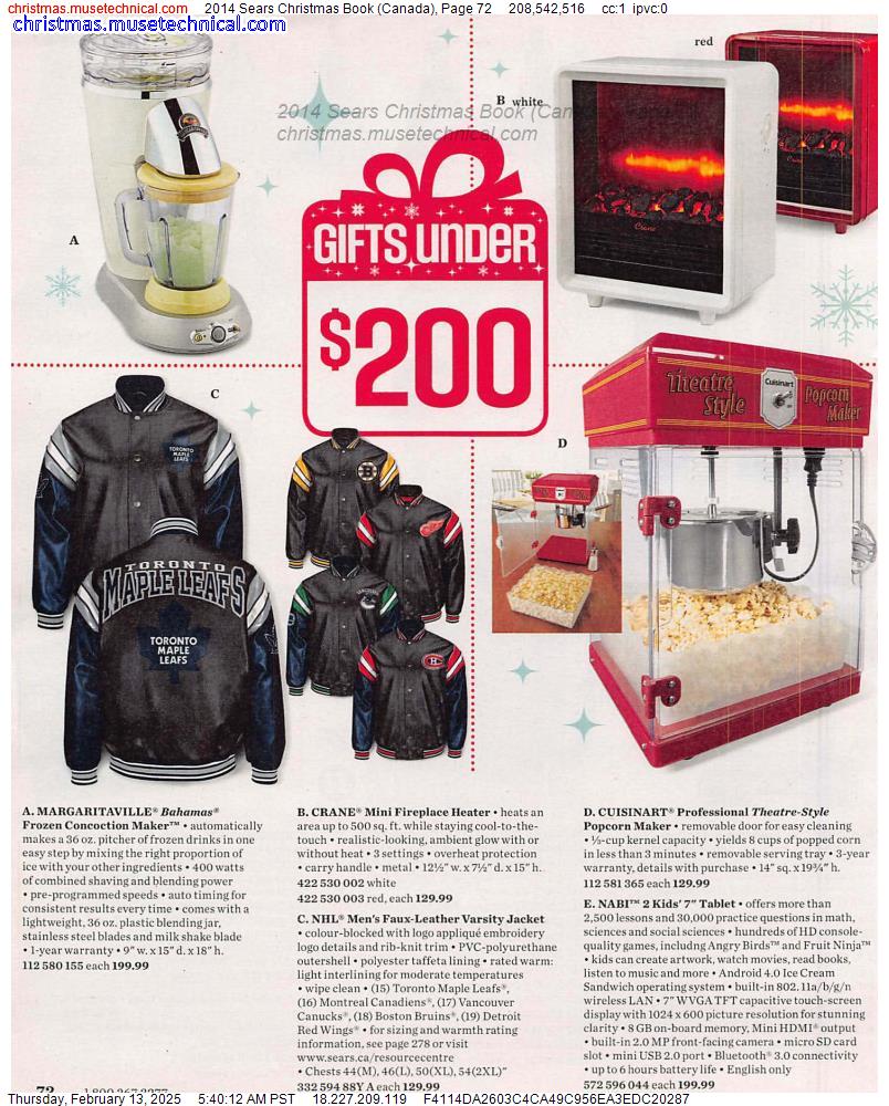 2014 Sears Christmas Book (Canada), Page 72