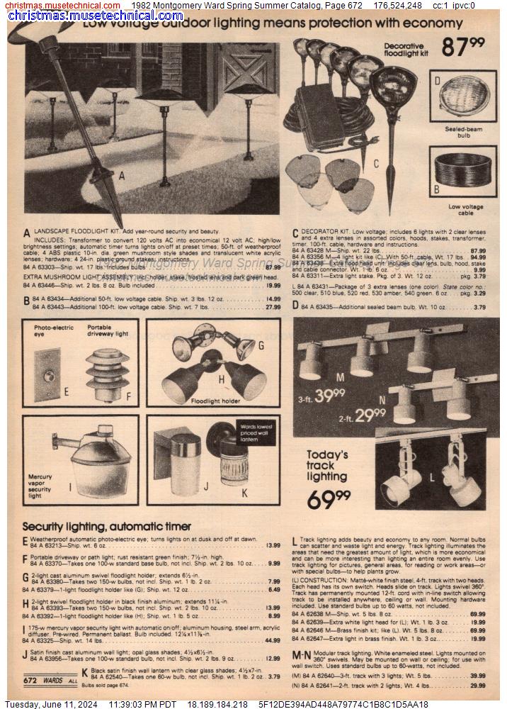 1982 Montgomery Ward Spring Summer Catalog, Page 672