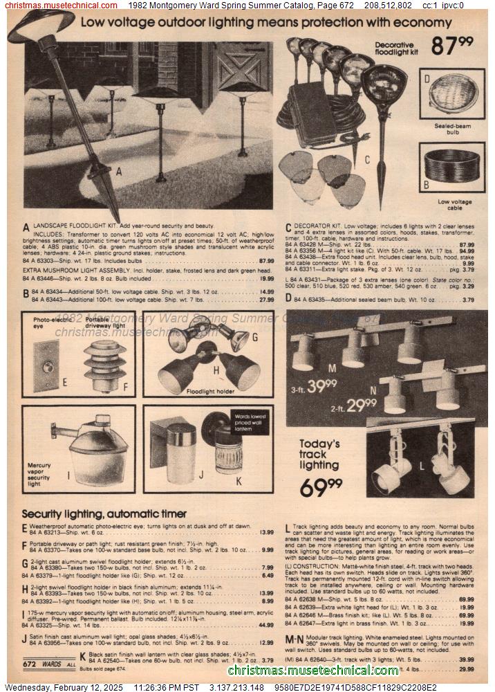 1982 Montgomery Ward Spring Summer Catalog, Page 672