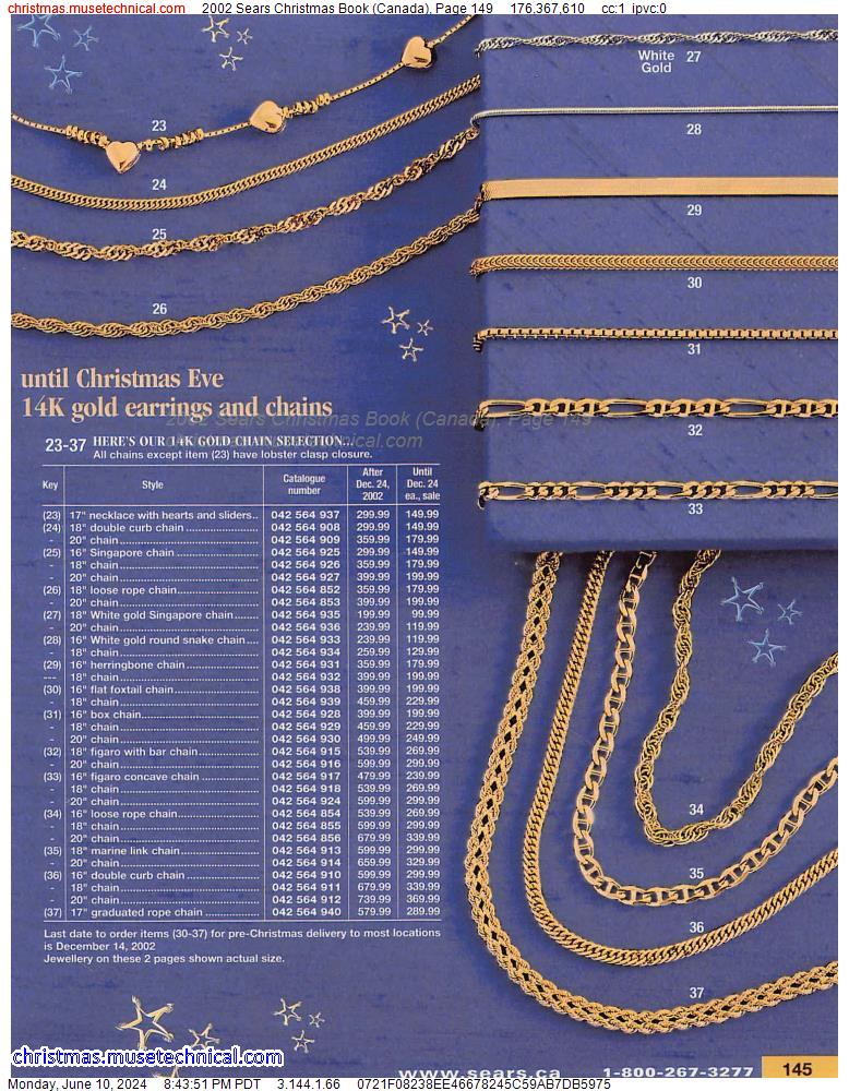 2002 Sears Christmas Book (Canada), Page 149