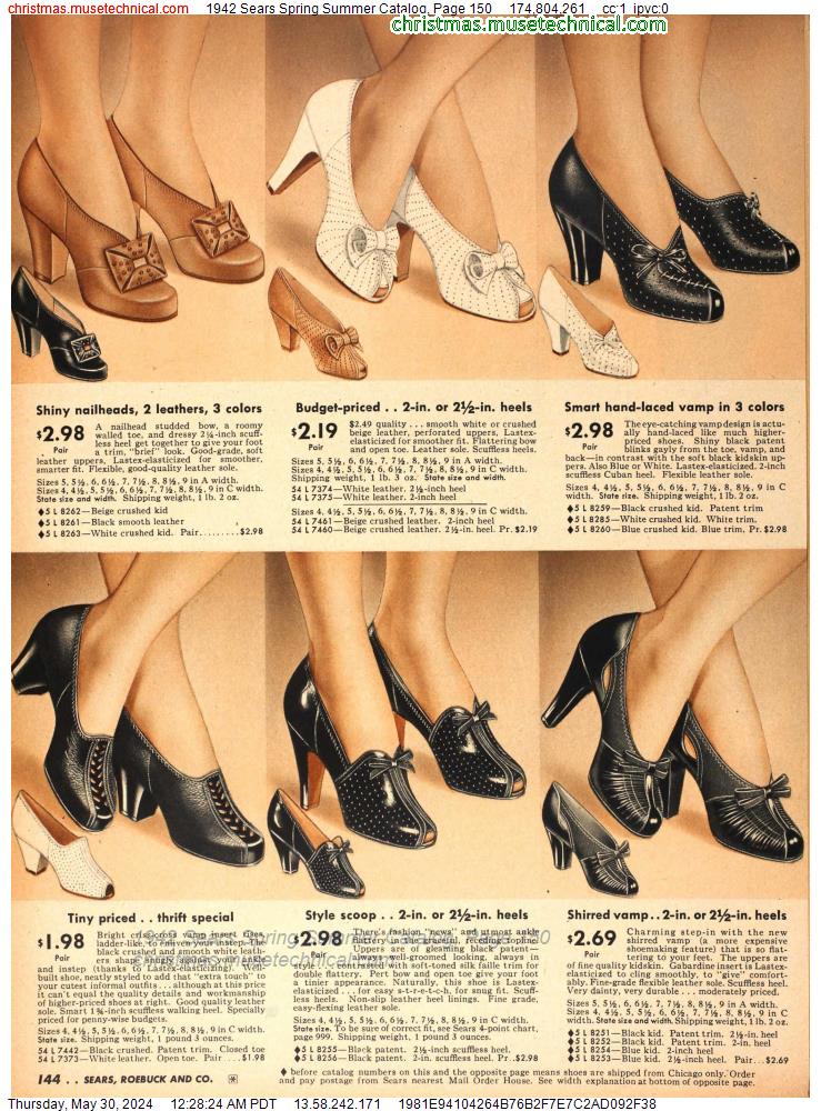 1942 Sears Spring Summer Catalog, Page 150