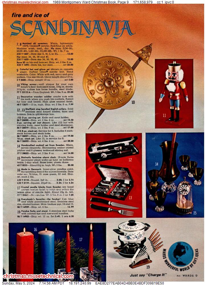 1969 Montgomery Ward Christmas Book, Page 9