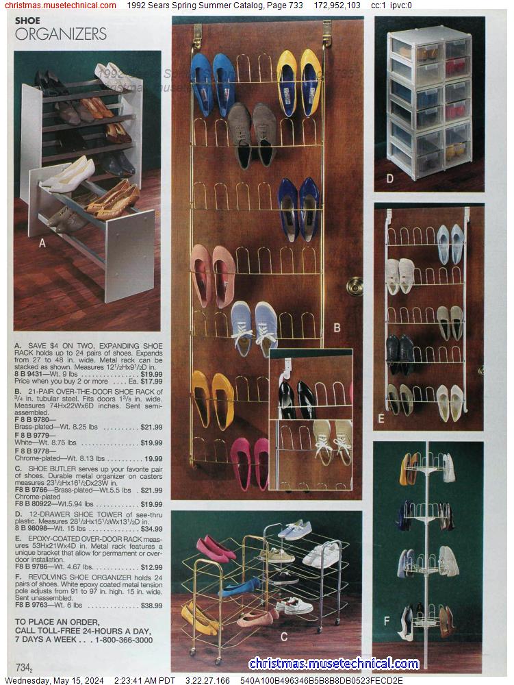 1992 Sears Spring Summer Catalog, Page 733