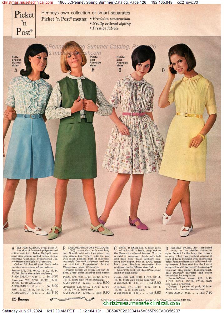 1966 JCPenney Spring Summer Catalog, Page 126