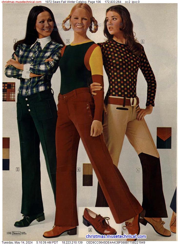 1972 Sears Fall Winter Catalog, Page 106