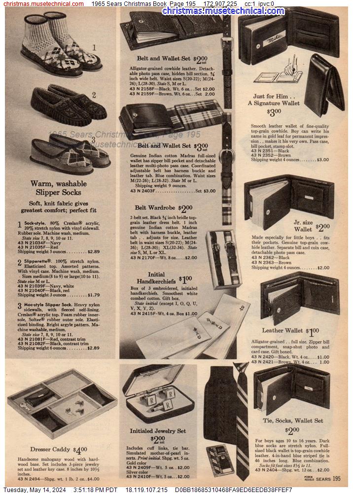 1965 Sears Christmas Book, Page 195