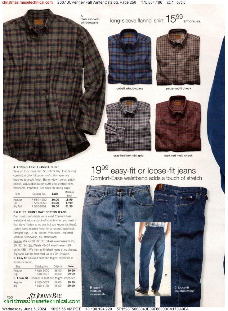 2007 JCPenney Fall Winter Catalog, Page 250
