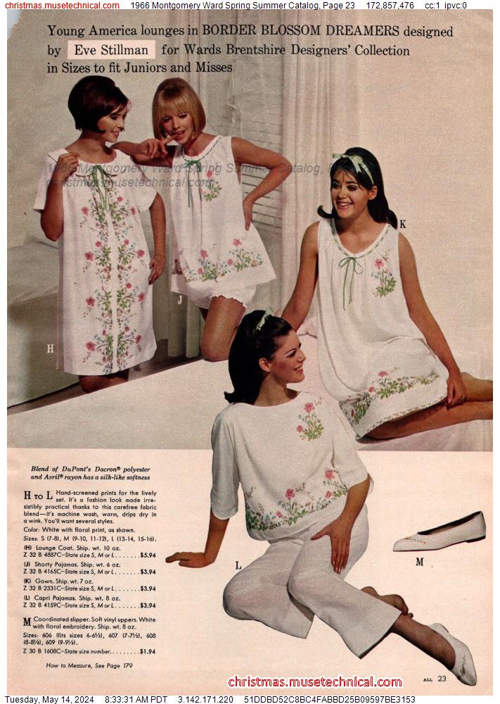 1966 Montgomery Ward Spring Summer Catalog, Page 23