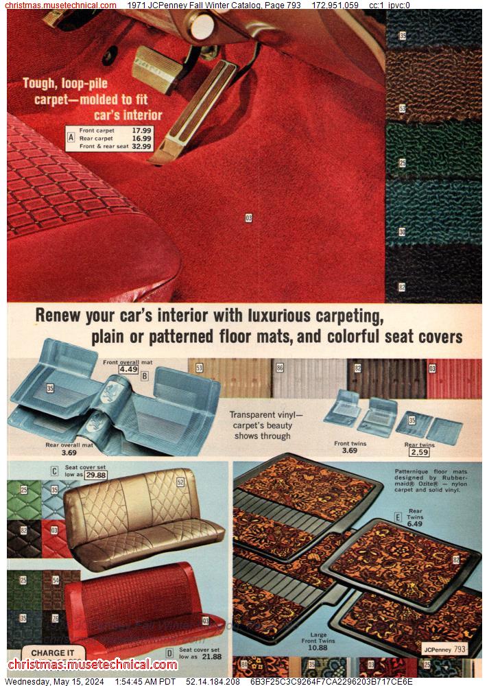 1971 JCPenney Fall Winter Catalog, Page 793