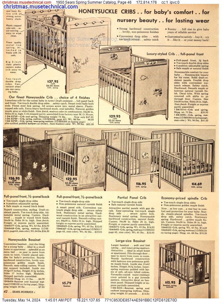 1950 Sears Spring Summer Catalog, Page 46