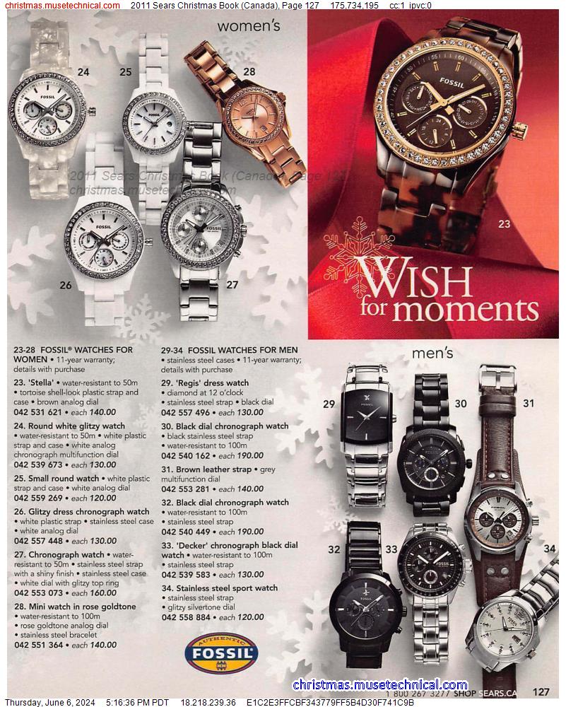 2011 Sears Christmas Book (Canada), Page 127