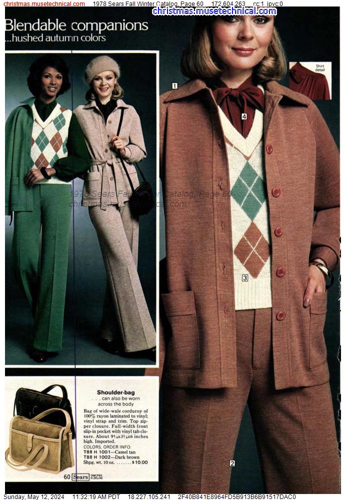 1978 Sears Fall Winter Catalog, Page 60